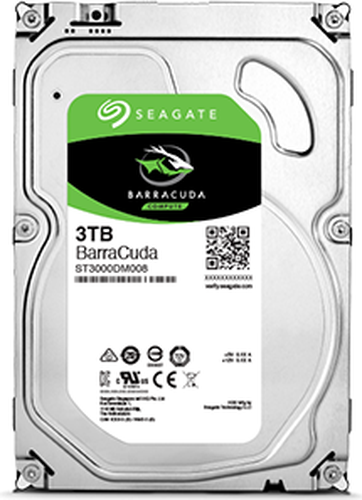 Seagate BarraCuda 3TB, SATA/600 (ST3000DM008)