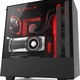 Nzxt H500i, okno, czarno czerwony (CA-H500W-BR)