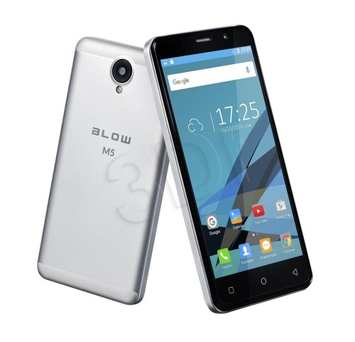 BLOW M5 ( 5,0" ; 1280x720 ; 8GB ; 1GB ; DualSIM ; biały )