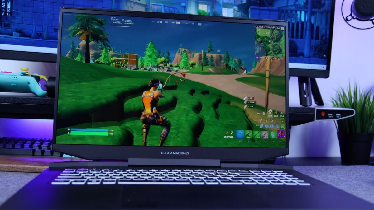 laptop dream machines rg4050 wydajnosc fortnite