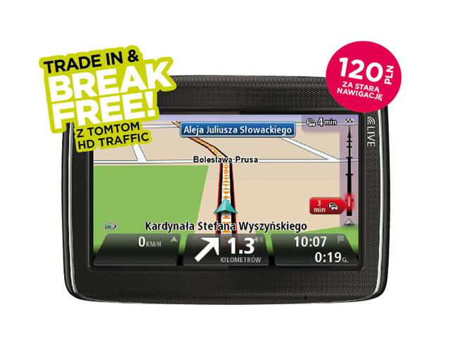 Wymień starą nawigację na nową i uwolnij się od korków z TomTom HD Traffic!
