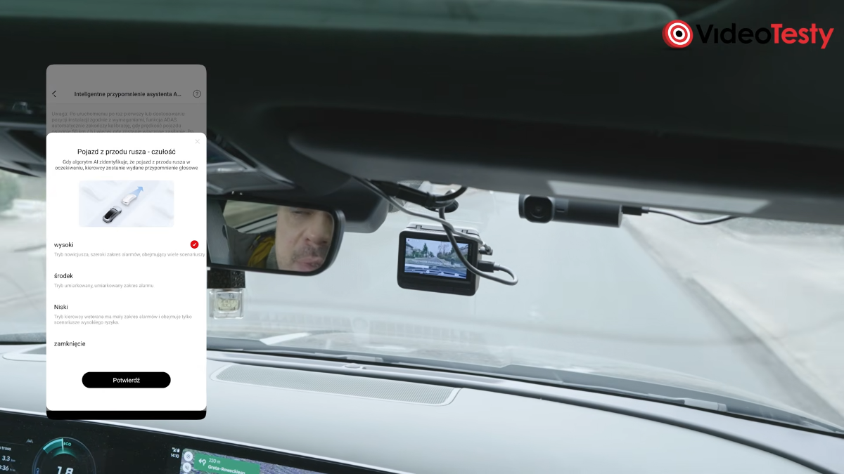 Prezentacja ADAS w DDPAI Z60 Pro