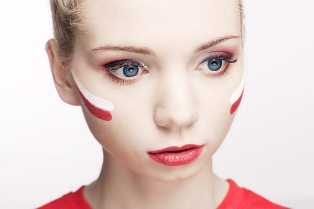 Dziewczyna kibica na Euro 2012