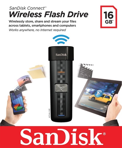 SanDisk Connect Wireless Flash Drive 16GB