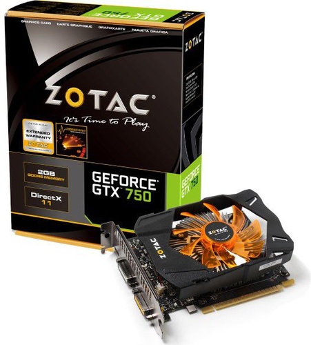 Zotac GeForce GTX 750 2GB GDDR5 (128 bit) DVI, Mini HDMI, BOX (ZT-70704-10M)