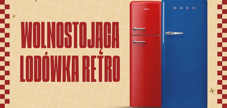 Wolnostojąca lodówka retro | Ranking TOP 6