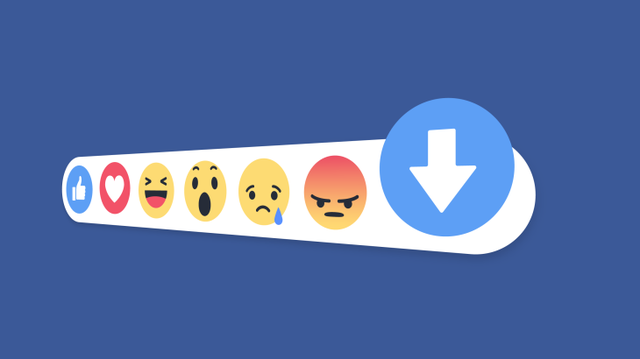 Więcej przycisku "downvote" na Facebooku