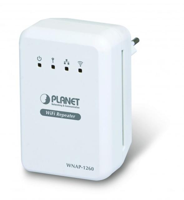 Kompaktowy uniwersalny Repeater 2.4GHz 802.11n marki Planet Technology