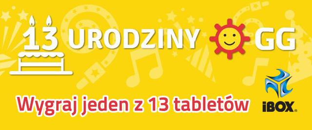Szczęśliwa 13 GG - urodziny komunikatora Gadu Gadu