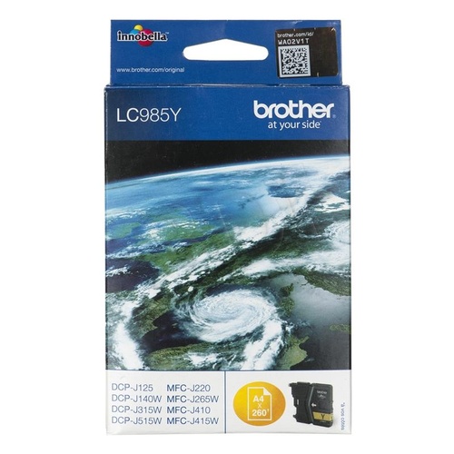 BROTHER Tusz Żółty LC985Y=LC-985Y, 260 str.