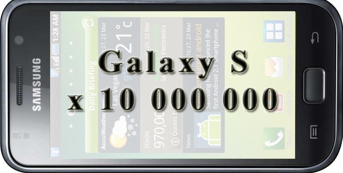 Samsung Galaxy S w 10 milionach egzemplarzy