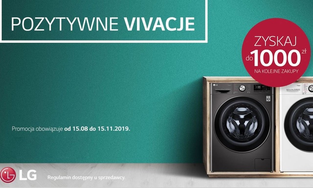 Pralki LG Vivace - Do kupienia z bonem rabatowym