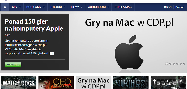 Teraz w ofercie CDP.PL znajdziecie także gry na Apple