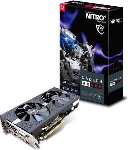 Sapphire Nitro+ Radeon RX 580 4GB GDDR5 (256 Bit) DVI-D, 2xHDMI, 2xDP (11265-07-20G)