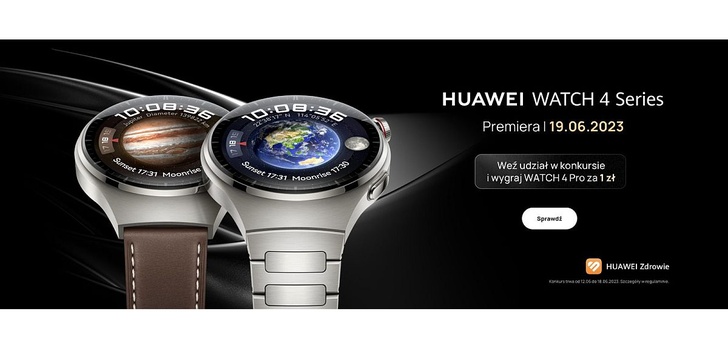 Premiera smartwatchy z serii Huawei Watch 4 i konkurs z nagrodami!