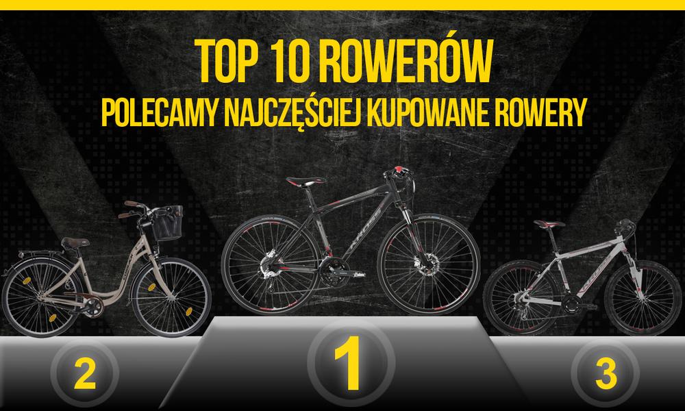 Ranking TOP 10 Rowerów – Polecamy Najchętniej Kupowane Rowery