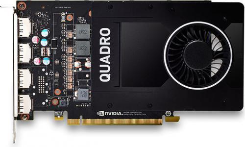 HP NVIDIA Quadro P2000, 5GB GDDR5 (160 Bit), 4xDisplayPort (1ME41AA)