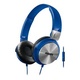 Philips SHL3165 niebieskie, mikrofon