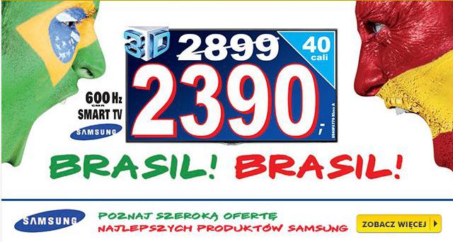 Piłkarska promocja - sprawdź Telewizory w super cenach!