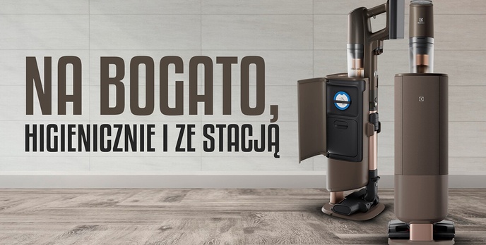 Designerski odkurzacz ze stacją. TEST Electrolux Absolute Hygienic 800