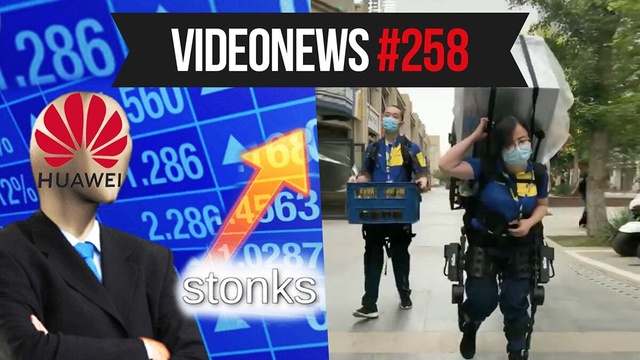 Apple na świeczniku, Huawei po cichu odzyskuje renomę, kurierzy w egzoszkieletach - VideoNews #258