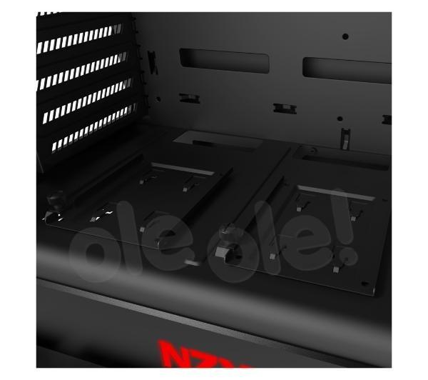 NZXT Noctis 450 czarna/czerwona
