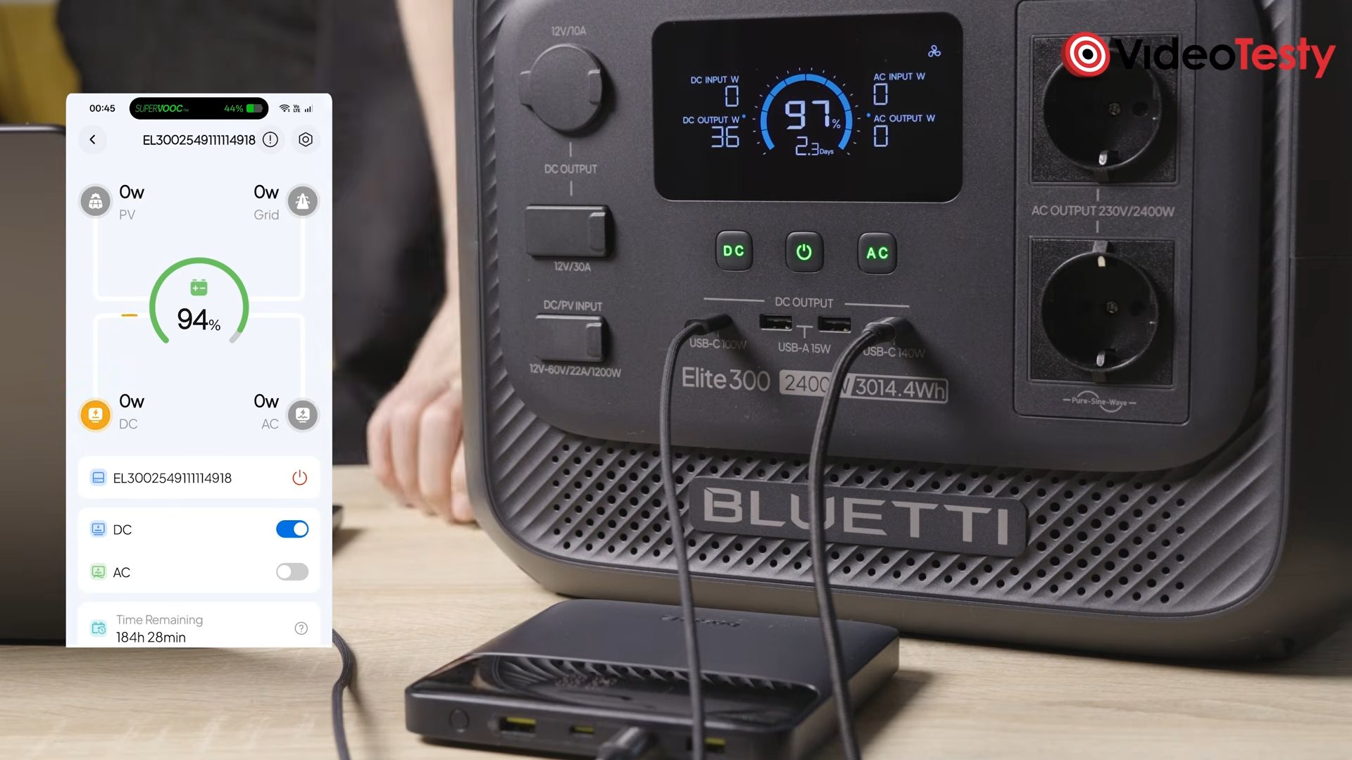 aplikacja BLUETTI Elite 300