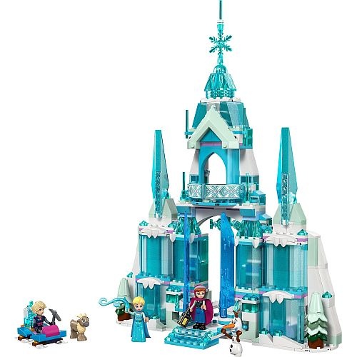 zestaw klocków LEGO dla dziewczynek LEGO 43244 Disney Princess Lodowy pałac Elzy