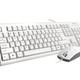 A4 TECH Zestaw klawiatura + mysz KM-720620D USB Biały