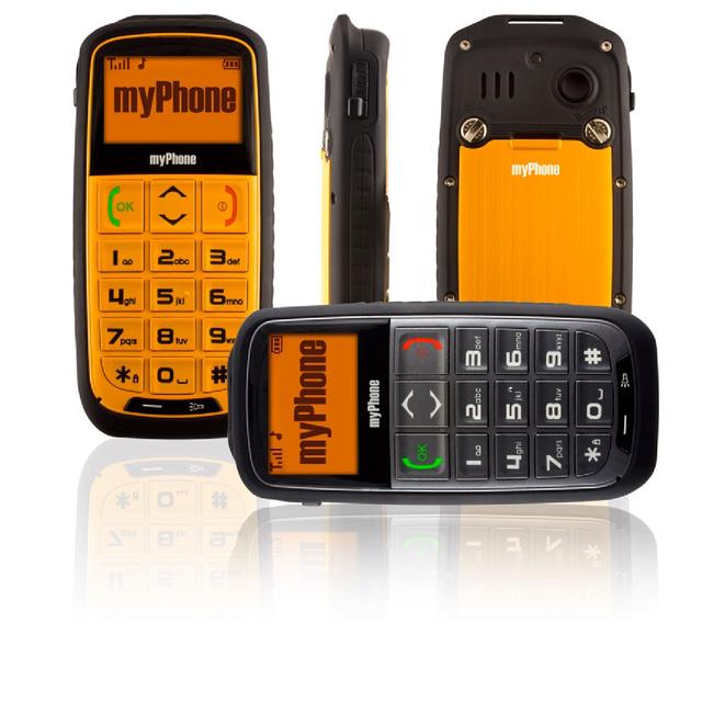 myPhone 5300 FORTE - duże klawisze i czytelny wyświetlacz w obudowie RAMBO