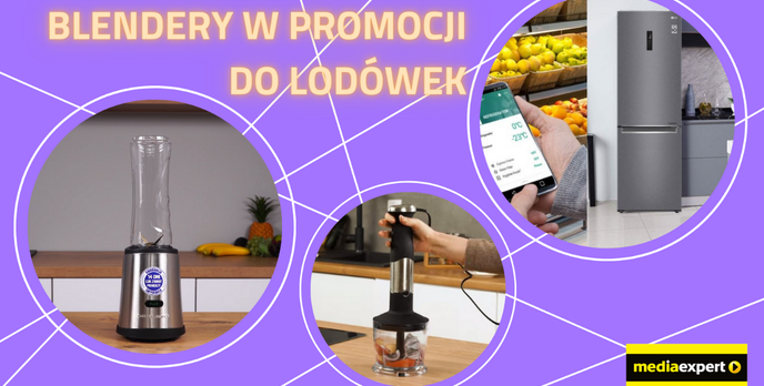 Lodówka z blenderem w promocji? Mroźne promocje do kuchni!