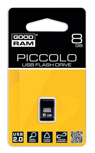 GoodRam Piccolo 8GB USB 2.0 Czarny