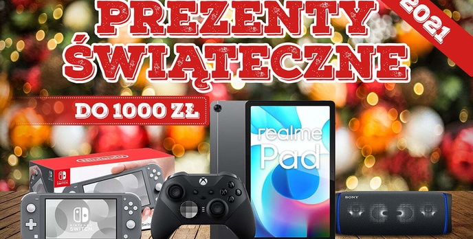 Konsola czy głośnik? Najlepsze prezenty świąteczne do 1000 zł! [2021]