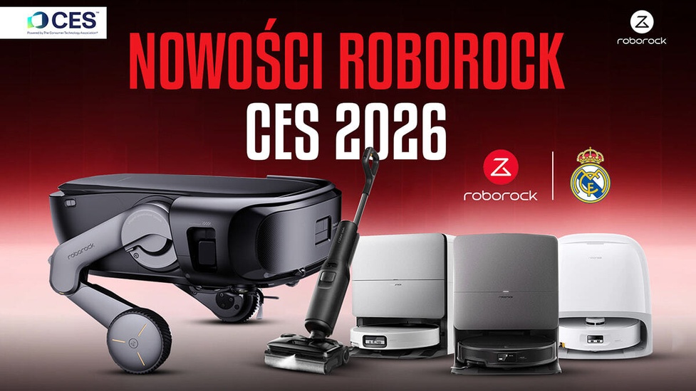 Roborock na CES 2026: roboty, odkurzacze, Real Madryt