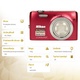 Nikon Coolpix S6700 red 20,1M,10xOZ,720P