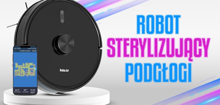 Robojet RJ X Level - Robot sprzątający sterylizujący podłogi?! [TEST]