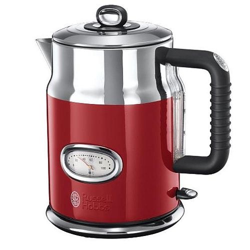 czerwony czajnik z termometrem Russell Hobbs Retro Ribbon Red 21670-70