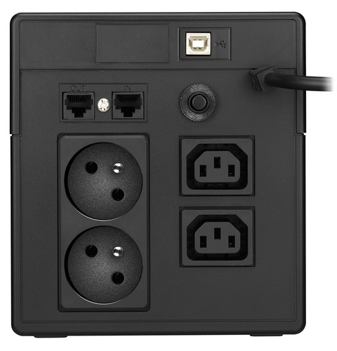 Lestar UPS V-1000F AVR LCD 2xIEC + 2xFR USB RJ 45