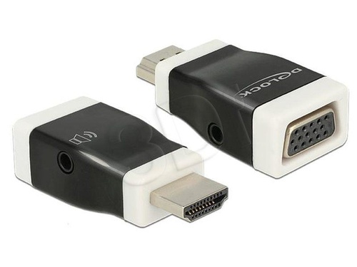 DELOCK ADAPTER HDMI (M)> VGA(F) +AUDIO (F)