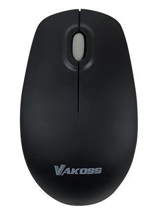 VAKOSS MYSZ BEZPRZEWODOWA OPTYCZNA SILENT, 1000DPI, 3 PRZYCISKI TM-741UK CZARNA