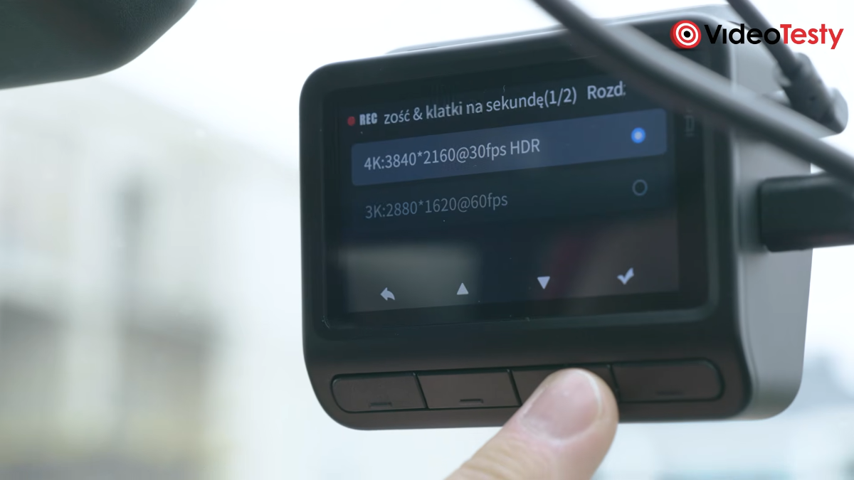 Rozdzielczość DDPAI Z60 Pro