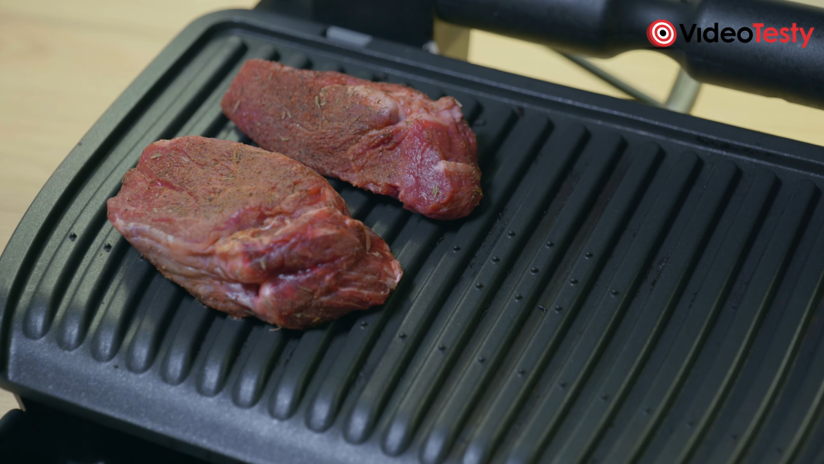 Mięso na Tefal OptiGrill Elite XL