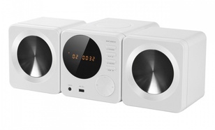 SENCOR SHC XD013 WHITE Mikrowieża z DVD, 2x5W RMS,XviD,DVD R/RW,MP3, USB