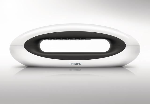 Bezprzewodowy stylowy telefon MIRA firmy Philips to elegancki dodatek do wnętrz