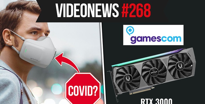 RTX 3000 coraz bliżej, Gamescom 2020, maska-odświeżacz LG - VideoNews #268