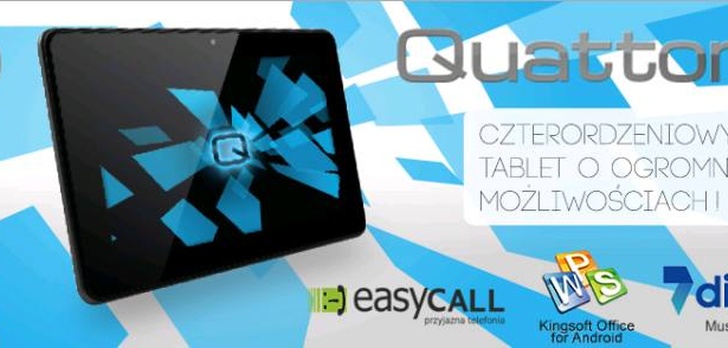 Przełomowa kolekcja tabletów czterordzeniowych Quattor od OVERMAX!