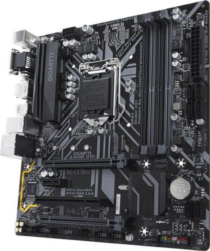 Gigabyte B360M D3H ( LGA 1151 ; 4x DDR4 RDIMM ; Micro ATX ; CrossFire