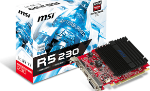 MSI R5 230 1GB GDDR3 64bit VGA, DVI, HDMI (R5 230 1GD3H )