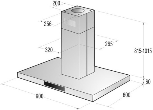 Gorenje Okap wyspowy IDT9545GES1