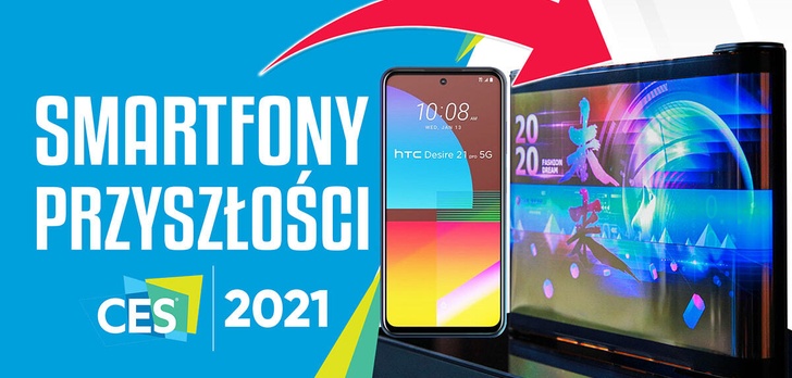 Smartfony przyszłości - Co pokazano na targach CES 2021?